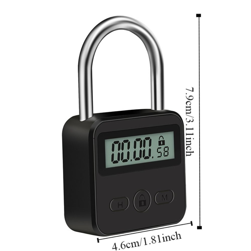 Multi Function Security Lock LCD Display Smart Time Lock Electronic Timer  Hardware