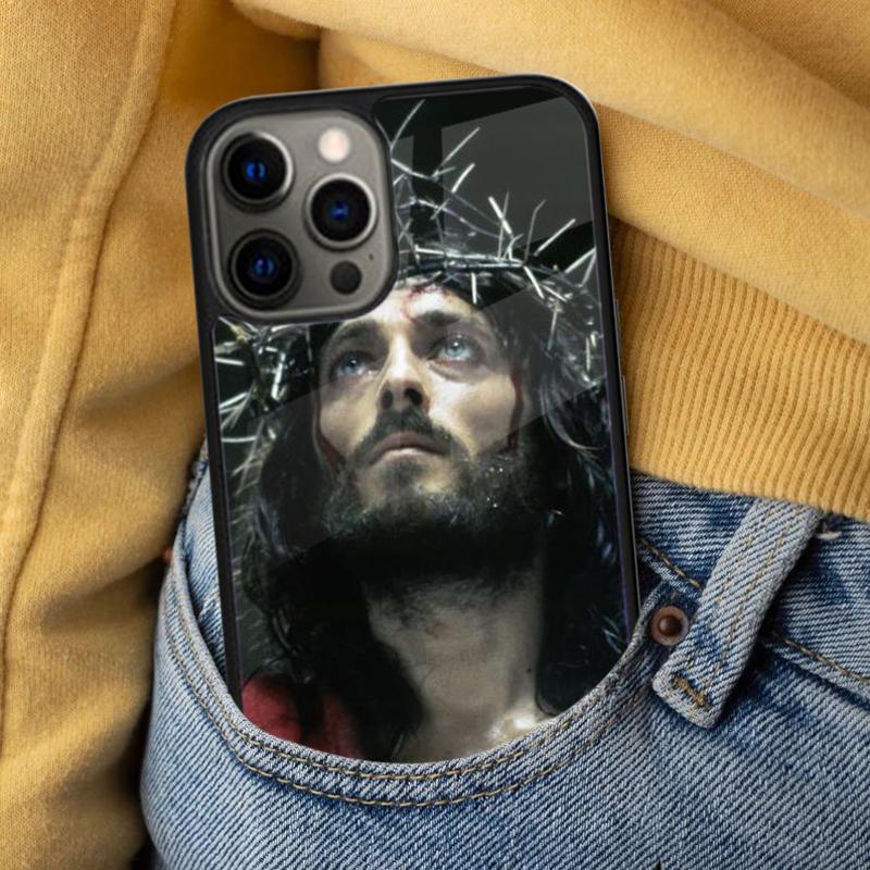 Jesus Christ God Soft Phone Case for iPhone 17 Air 16e Pro max 15 Pro 13 14 Plus 11 12 MagSafe Magnetic Coque