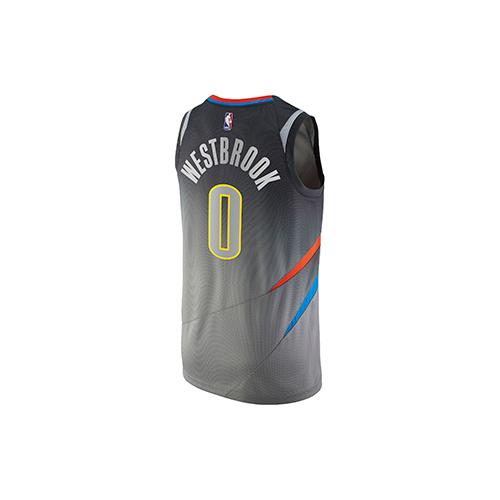 Nike Swingman Russell Westbrook City Edition Jersey Basketball Jersey Mens Dark Steel Gray 912134-040