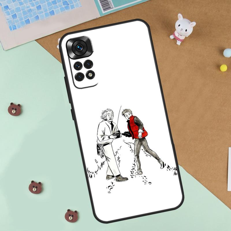 

Back To The Future Case For Xiaomi Redmi Note 14 13 12 9 10 11 Pro 10S 11S 12S Cover For Redmi 13C 10C 12C 14C Redmi Note 9S