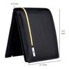Stag Black/Yellow Leather Wallet for Men