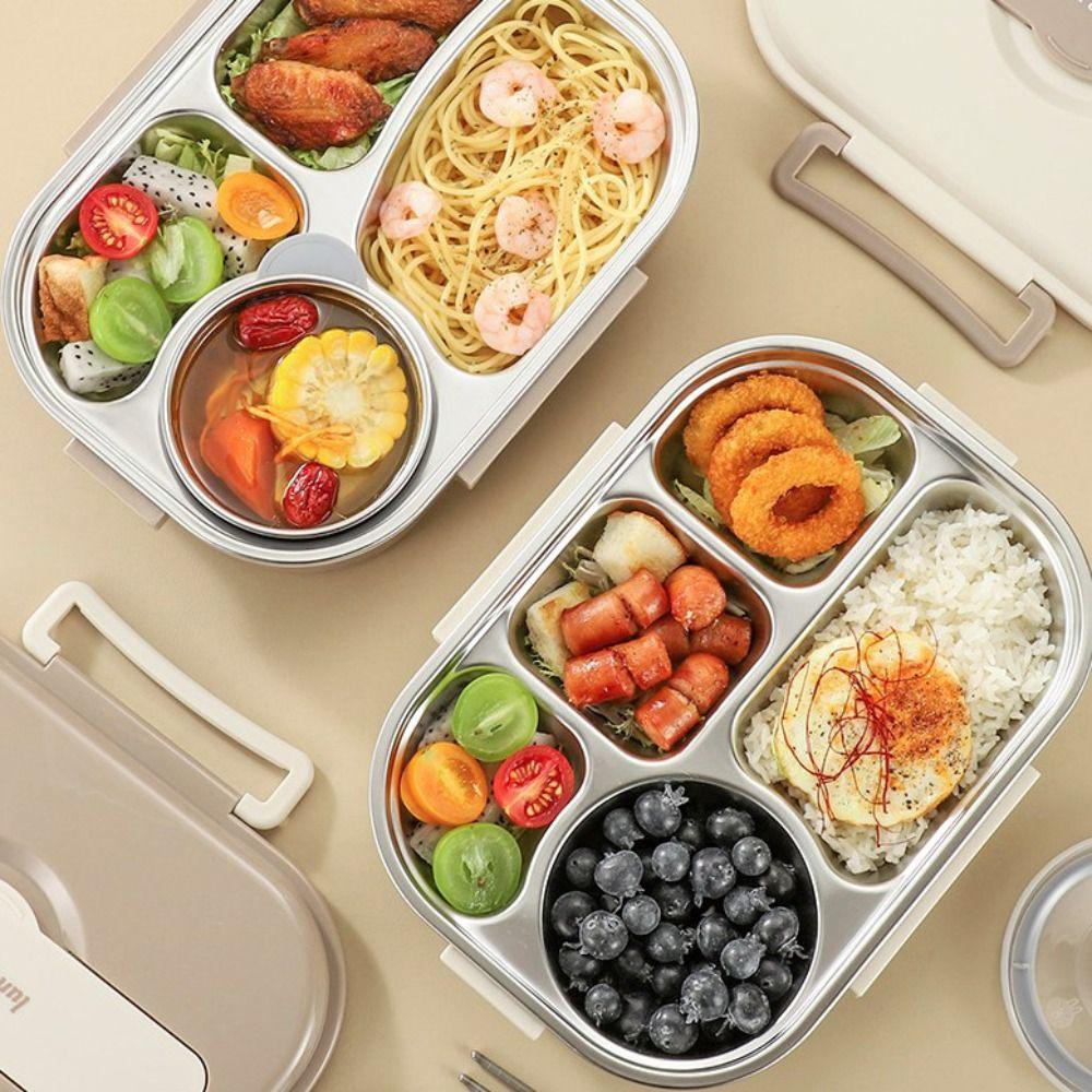 Sealed Lunch Container 304 Stainless Steel Picnic Box Portable Food Container  Worker