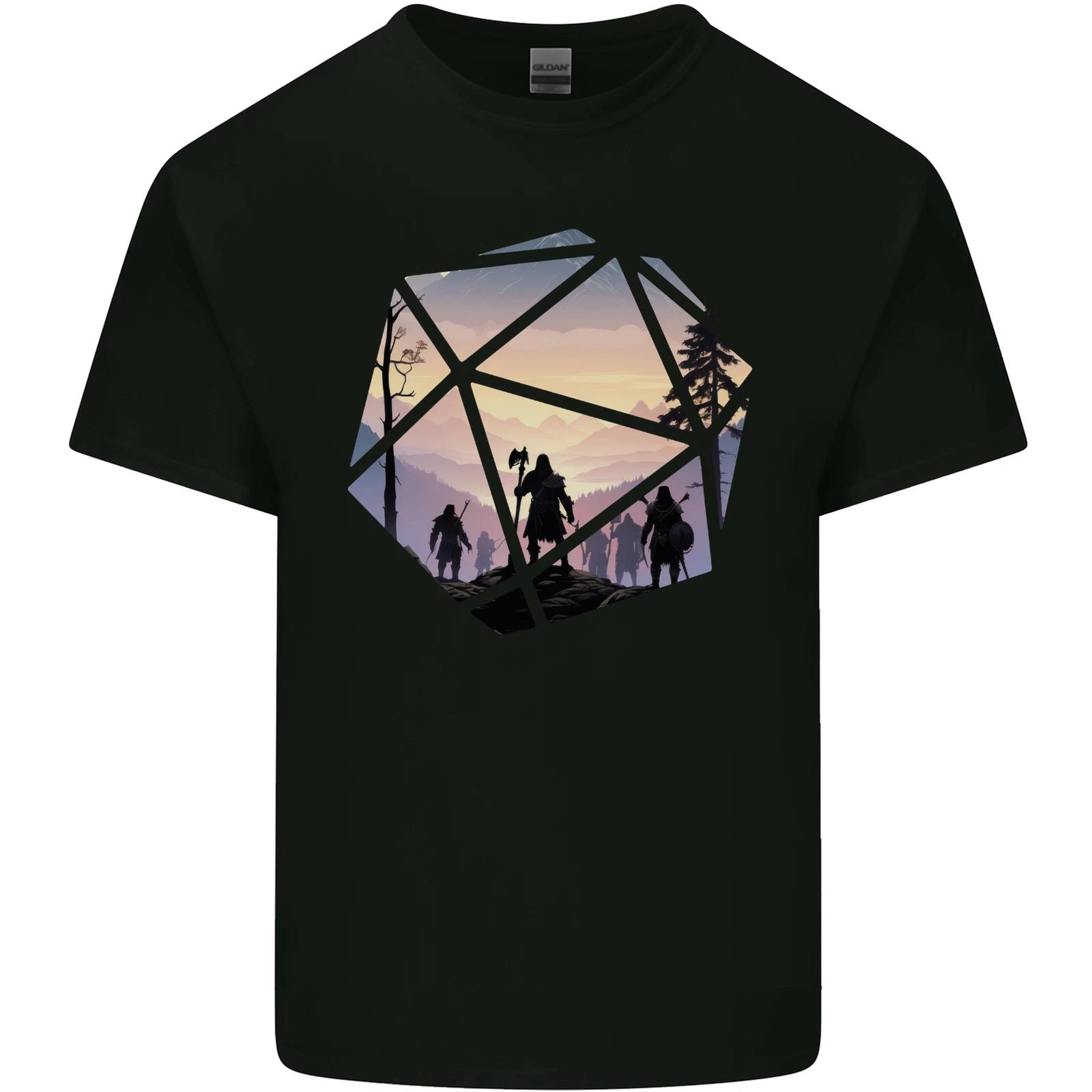 RPG Dice Role Play Games Kids T-Shirt Childrens XL