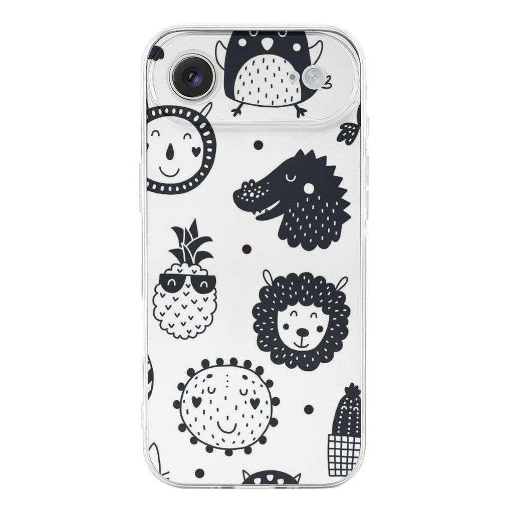 1 Pack For Iphone 17/17Air/17Pro/17ProMax Tpu Phone Case With Slim Profile, Anti-Slip Sides, Raised Lips Around Camera, Responsive Press Buttons