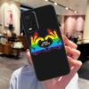 Rainbow Gay LGBT Finger Case For Oppo A94 A74 A54 A18 A38 A58 A78 A98 A40 A60 A80 A16 A76 A96 A15 A17 A77 A57S Cover