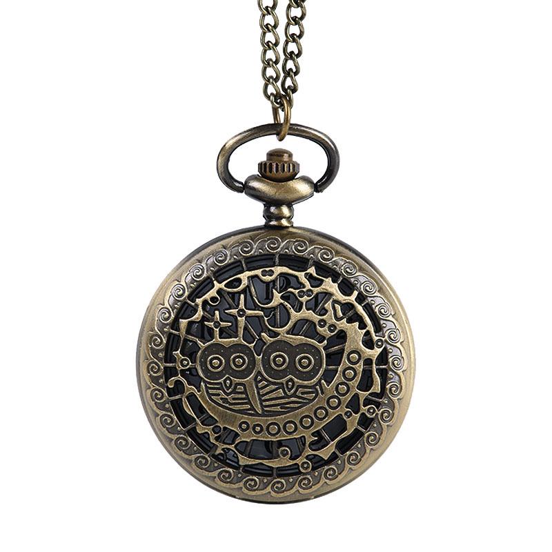 

Ностальгические корейские и японские большие лунные совы ретро карманные часы 9050 Small