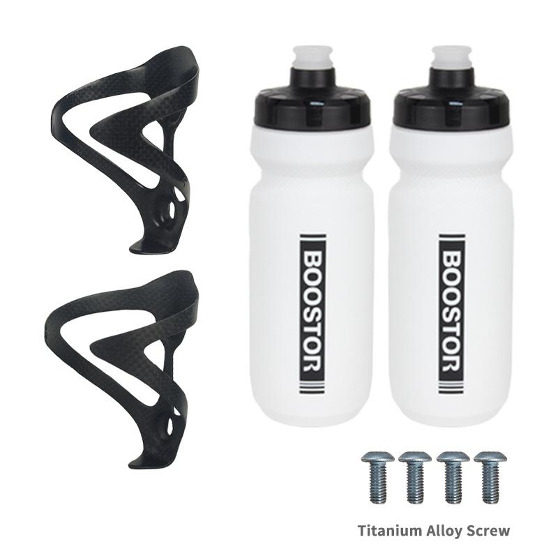 3K Carbon Fiber Bicycle Water Bottle Cage Ultralig Matte Glossy MTB Road Bike Bottle Holder Bike Accessories Bottle Set 2PCS