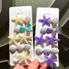 New Cute Candy Color Sugar Starfish Hair Clips for Girls Bangs Side Clips Duckbill Clips Korean Fashion Women Hair Accessories