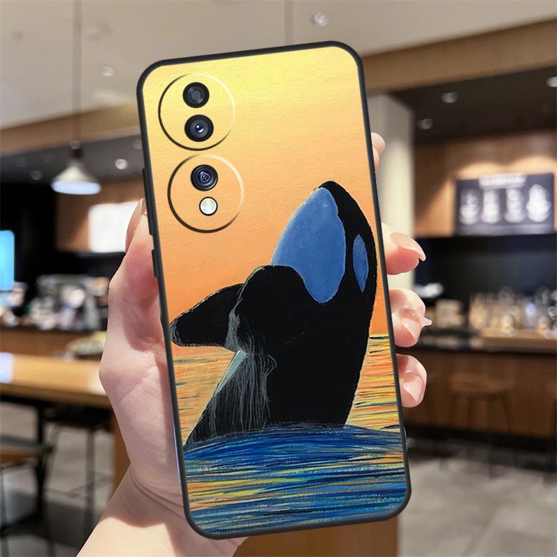 

Чехол с косаткой для Honor Magic 7 5 6 8 Lite Honor 400 200 Pro 50 70 90 X8c X9a X9b X9c X9d Win RT Чехол Honor 200