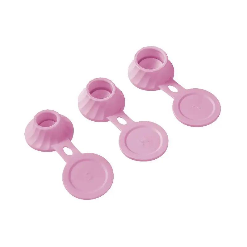 3pcs Inverted Bathroom Shower Gel Shampoo Leakproof Kitchen Spice Bottle Plastic Cup Lid Wholesale Leakproof Bottle Cap