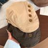 Unisex Cotton Beret With Sun Protection And Adjustable Fit For Spring And Autumn Wear
