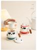 Panda Ceramic Tea & Water Separation Mug for Home & Office