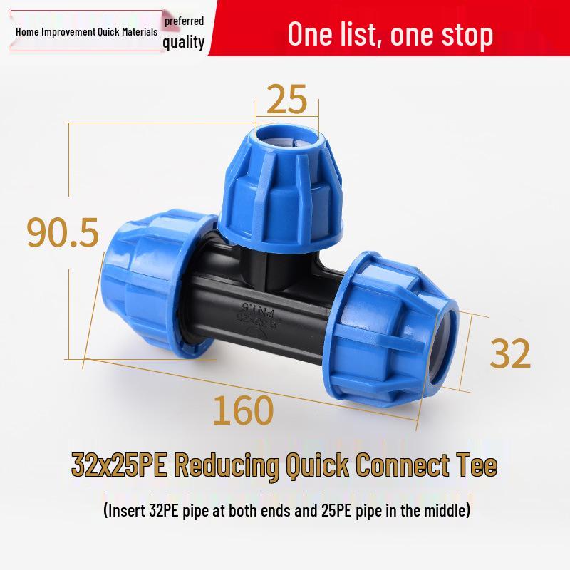 Quick-Connect Elbow for 20/25mm Plumbing: Hot-Melt Repair Joint, Water Pipe Fittings