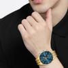 BOSS Orologio da Uomo al Quarzo con Quadrante Blu e Bracciale in Acciaio Inossidabile Dorato 1513841