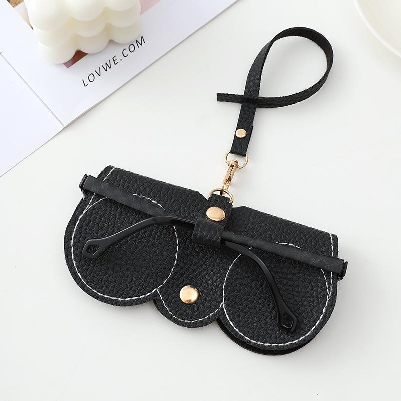 Przenośne Skórzane Etui na Okulary Przeciwsłoneczne i Okulary - Letnia Moda Podróżna