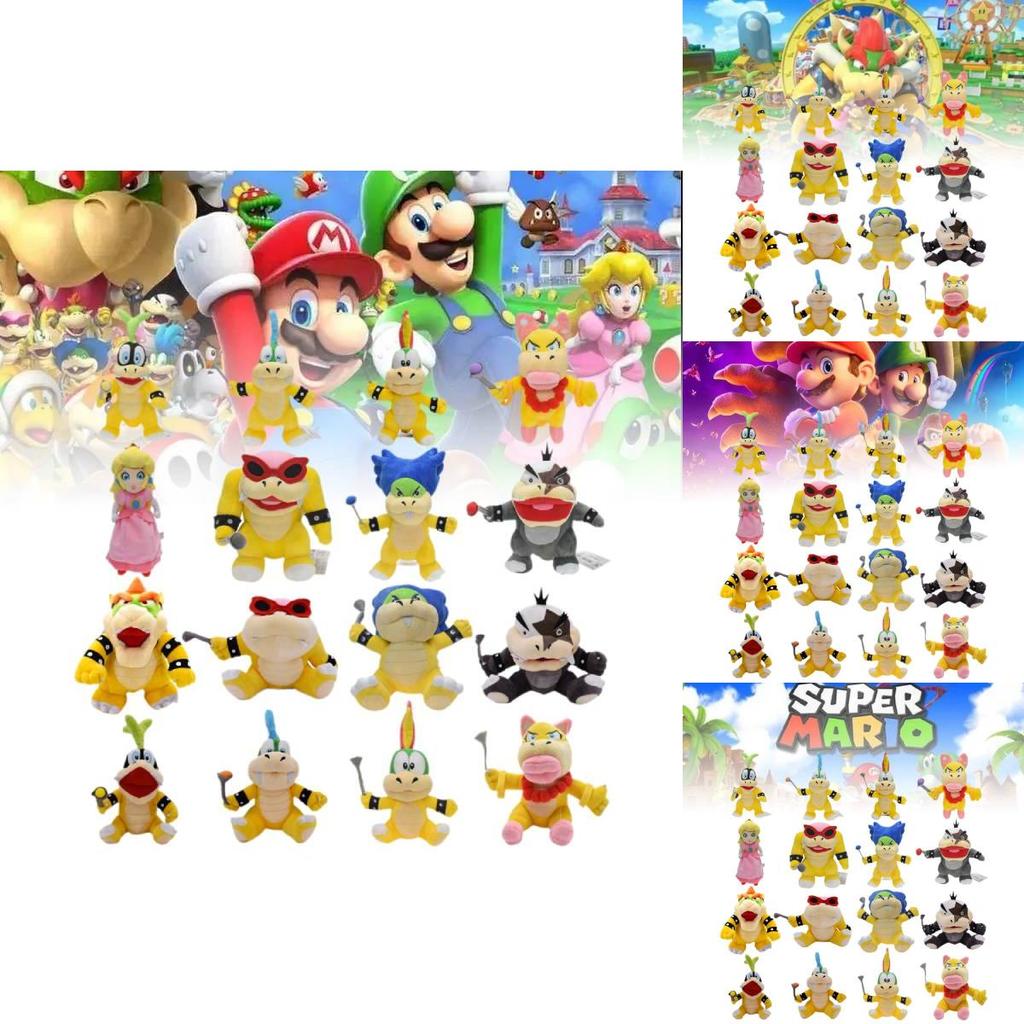 Cute Mario Character Plush Dolls With Premium Short Plush Ideal For Collectors And Kids