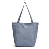 Solid Color Large Capacity Tote Bag Lightweight Zipper Commute Bag Single Shoulder Bag  Outdoor