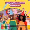 7Pcs Crayon Apron Costume Set 7 Color Polyester Halloween Crayon Costume with Cone Hat Adjustable Cooking Apron Unisex for Party