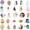 10/30/50pcs Kawaii Sailor Moon Anime Stickers Cute Cartoon Graffiti Decals Decor Phone Notebook Suitcase Sticker for Girls Toy