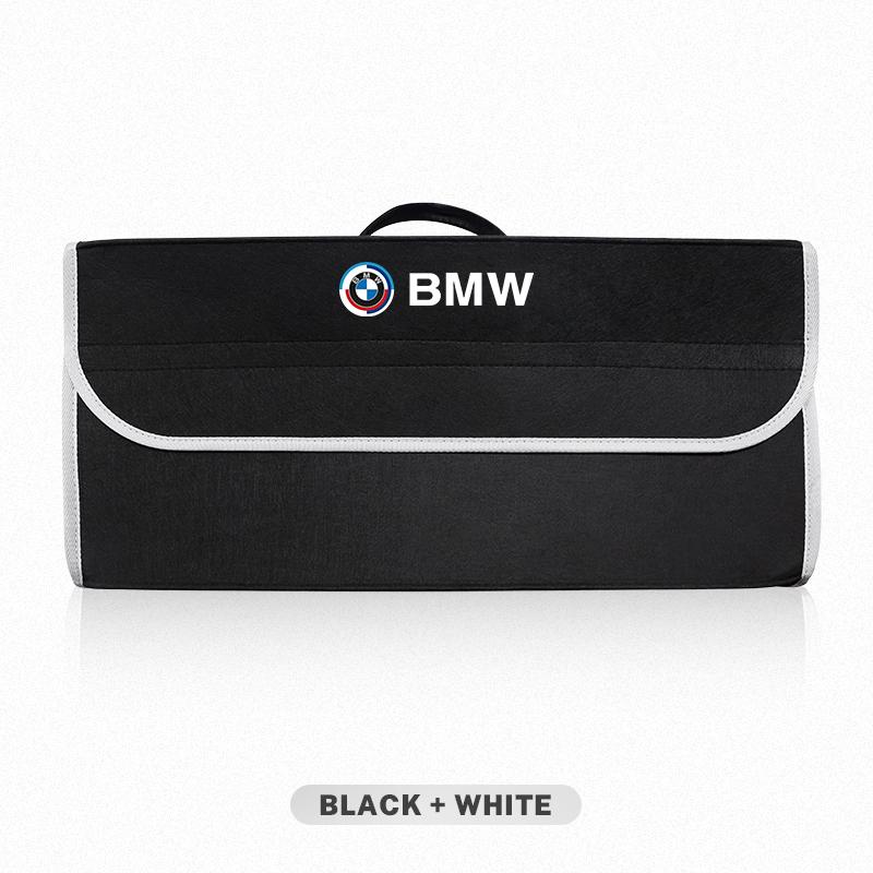 Felt Car Trunk Organizer Foldable Storage Box Cargo Stickers For BMW iX1 I7 F07 F48 F39 F34 F40 F45 F46 G30 G20 G32 E70 E71 E66
