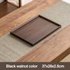 Decorate Tray Natural Bamboo Bamboo Wooden Tray Rectangular Retro Style Serving Tray Dessert Pallet Coffee Table