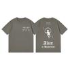 TV-Serie Alice in Borderland Print T-Shirt Hohe Qualität Mode Übergroße T-Shirts Herren Damen Lässig Baumwolle Kurzarm T-Shirt