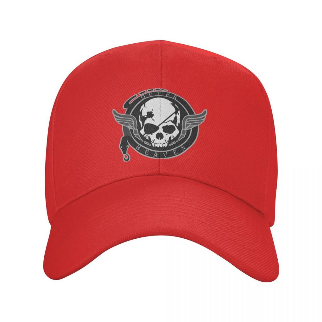 Mode Outer Heaven Logo Baseball Cap Unisex Frauen Einstellbar Unisex Metal Gear Solid Videospiel Papa Hut Frühling Snapback Caps