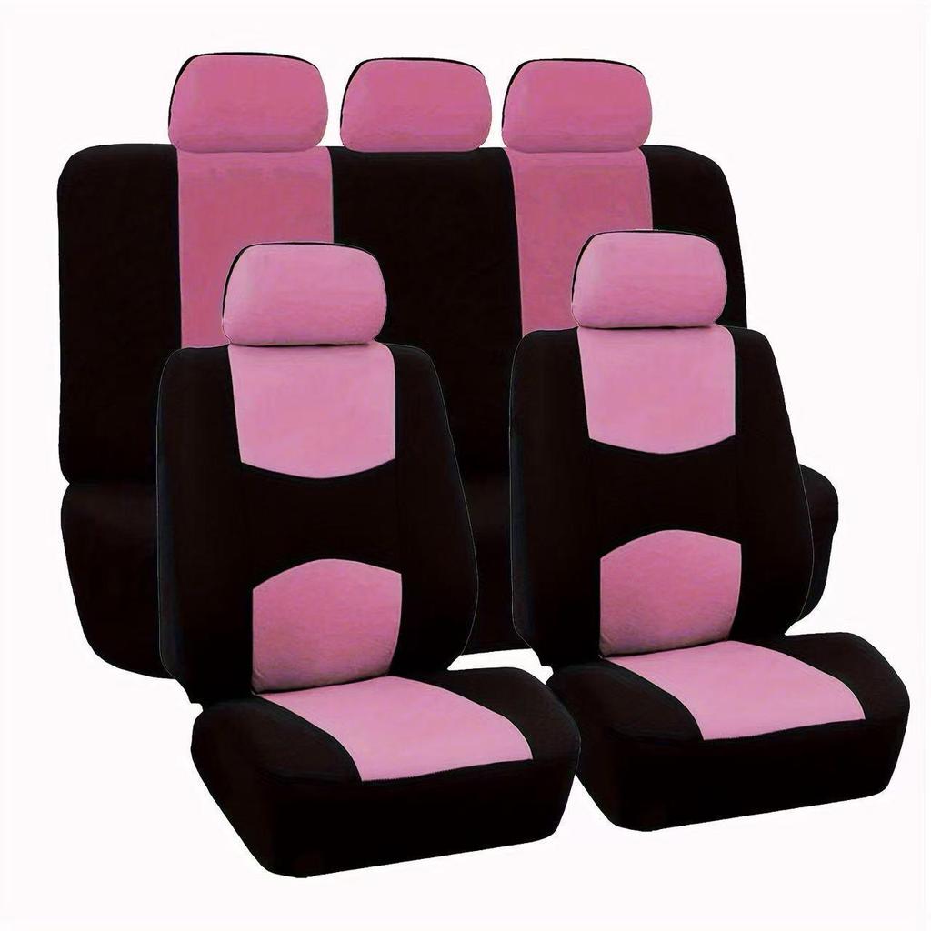 Universal 9-Piece Car Seat Cover Set for Tablets - Hot-Selling Cross-Border Design