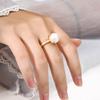 Women Opening Blank Rings Base Bracket Tray DIY Setting Jewelry Findings Making