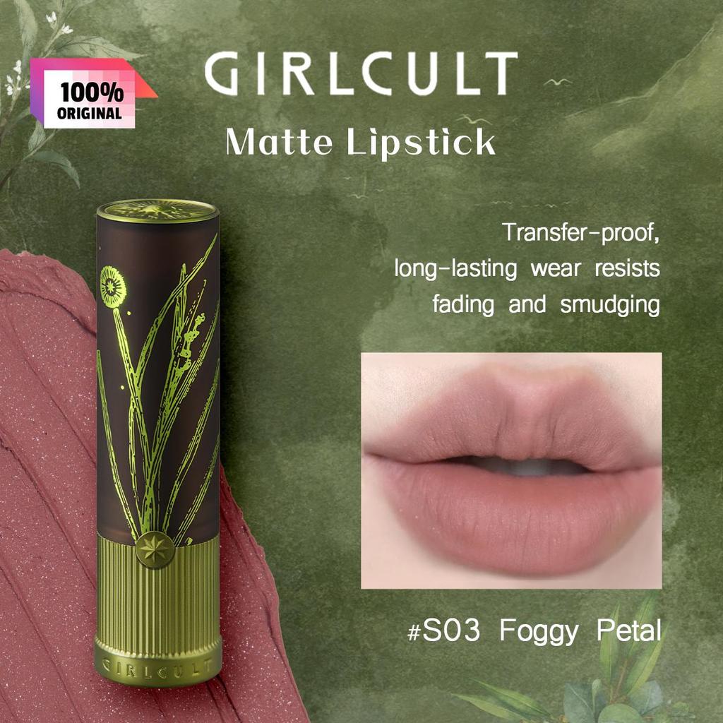 girlcult Ματ Κραγιόν 3.5g/0.12oz (7 Επιλογές χρώματος)