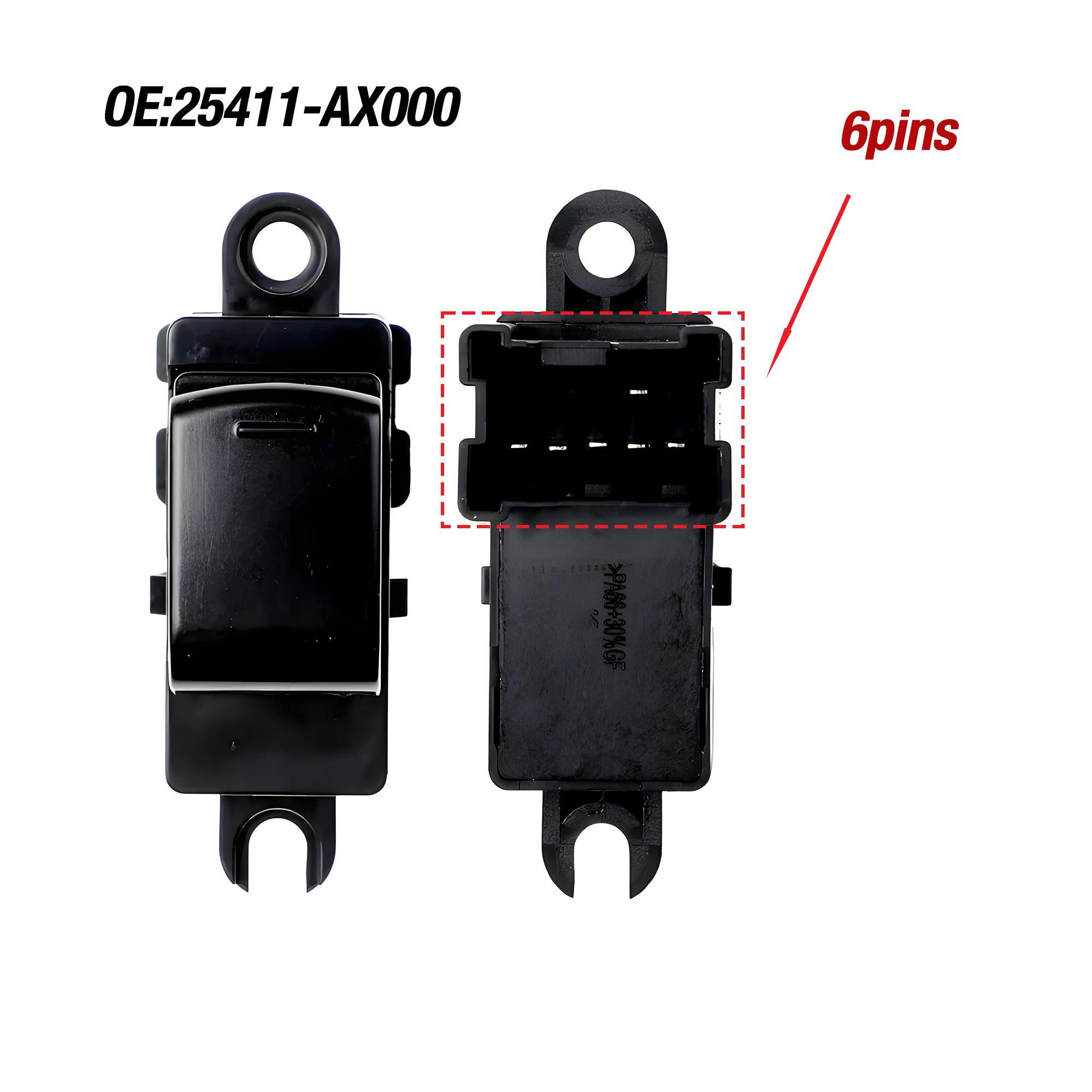 25401-JX30A 25401JX30A For Nissan NV200 HR16DE 2009-2015,Left Driver Side Master Power Window Lifter Control Switch Button Passenger Button