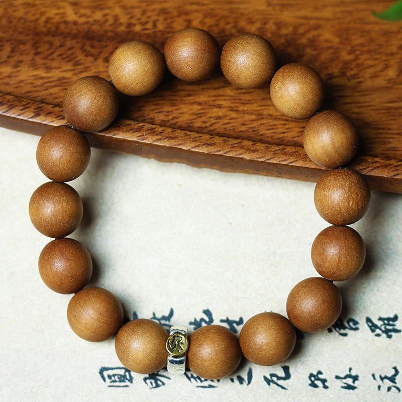 Hot Selling Natural Fragrance Bracelet China Modern Gift Perlenbesetzt Exquisite Design Smooth Wooden Bead Bracelet