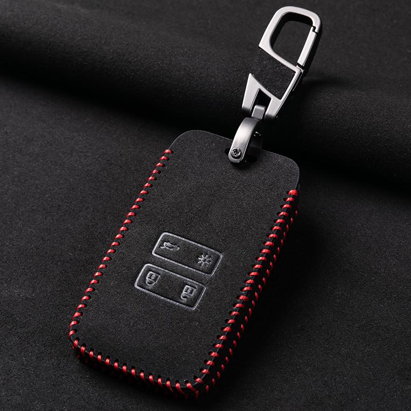 Leren Autotoetsafdekking Voor Renault Austral Kadjar Clio Megane Captur Arrana Kolaos Zoe Scenic Dacia Sandero Duster Logan Jogger