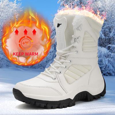 Women Boots Waterproof Platform Winter Snow Boots Men Super Warm Ankle Boots Plush Outdoor Non-slip Couple Botas