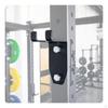 Rack Bar Hook Universal Fit Strength Barbell Storage Attachment SpaceSaving Design Vertical