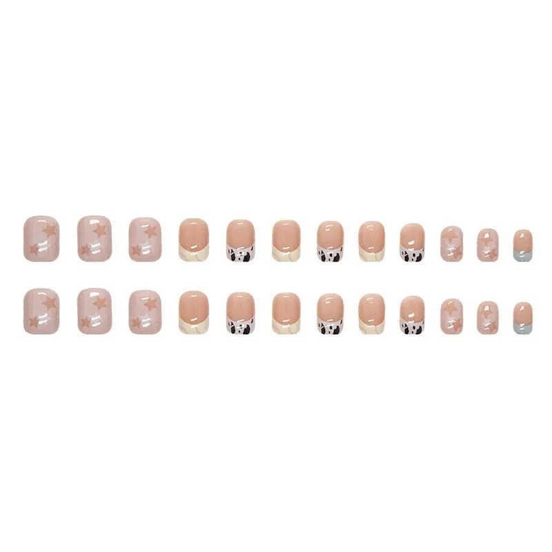 

Brown Nail , Fashionable European And American , Wearable Nail Extensions, Ready-made And Detachable Nail .2ml