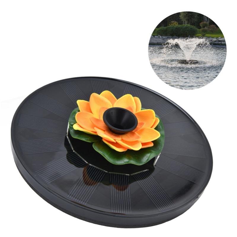 Lotus Solar Fountain Water Pump Floating Mini Solar Powered Water Fountain For Birdbaths Garden Pond Pool Outdoor1