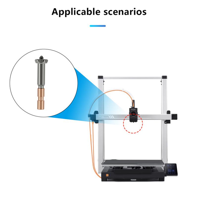 Metal  End Heating Component Integrated Nozzle Heating Plate 3D Printer Accessories