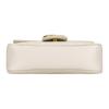Gucci GG Marmont Gold Logo Distressed Quilted Leather Mini Crossbody Bag Women Bags White 476433-DSVRT-9022