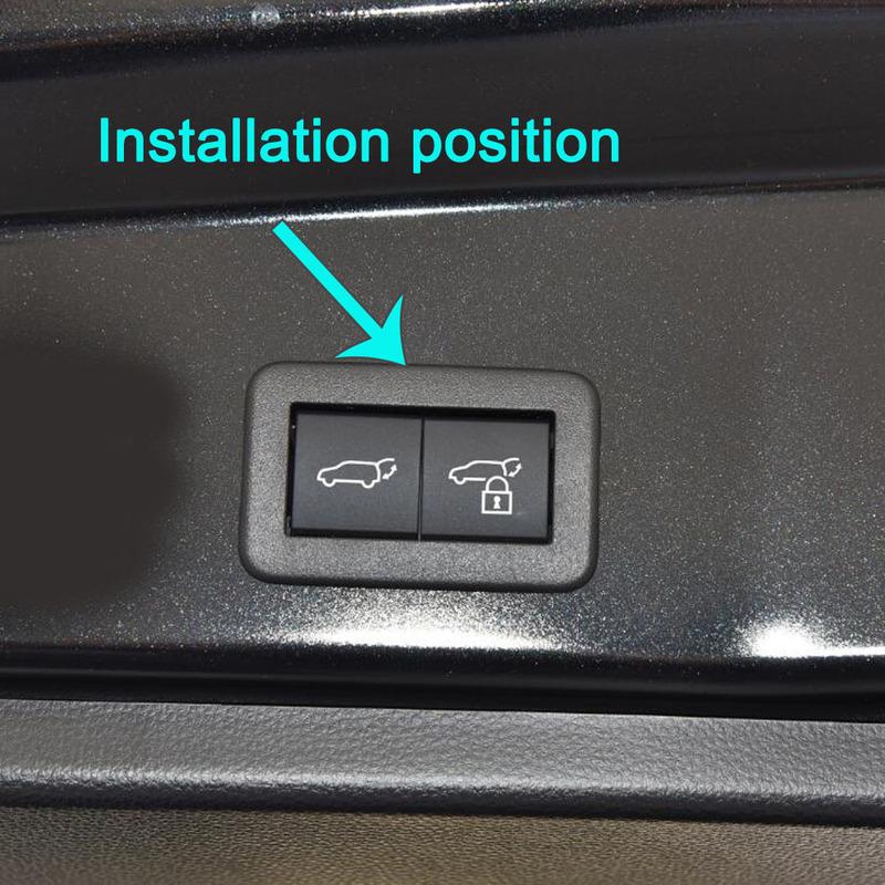Stainless Steel Rear Door Tailgate Switch Frame Trunk Cover Exterior Accessories For Toyota Corolla Cross XG10   2024+