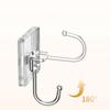 No Drill Hooks For Bathroom Wall Mounted Shower Hooks Heavy Duty Clothes Hanger Towel Rack Stainless Steel No Drilling Bathroom