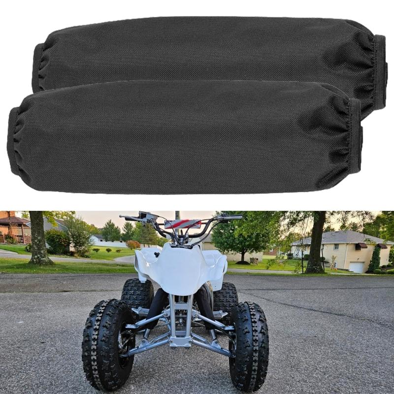 1 Para/2 Pary Pokrowce na Amortyzator Osłona Zawieszenia 350mm Skóra Amortyzatora Nylonowe Pokrowce na Amortyzator Uniwersalne do Motocykla ATV