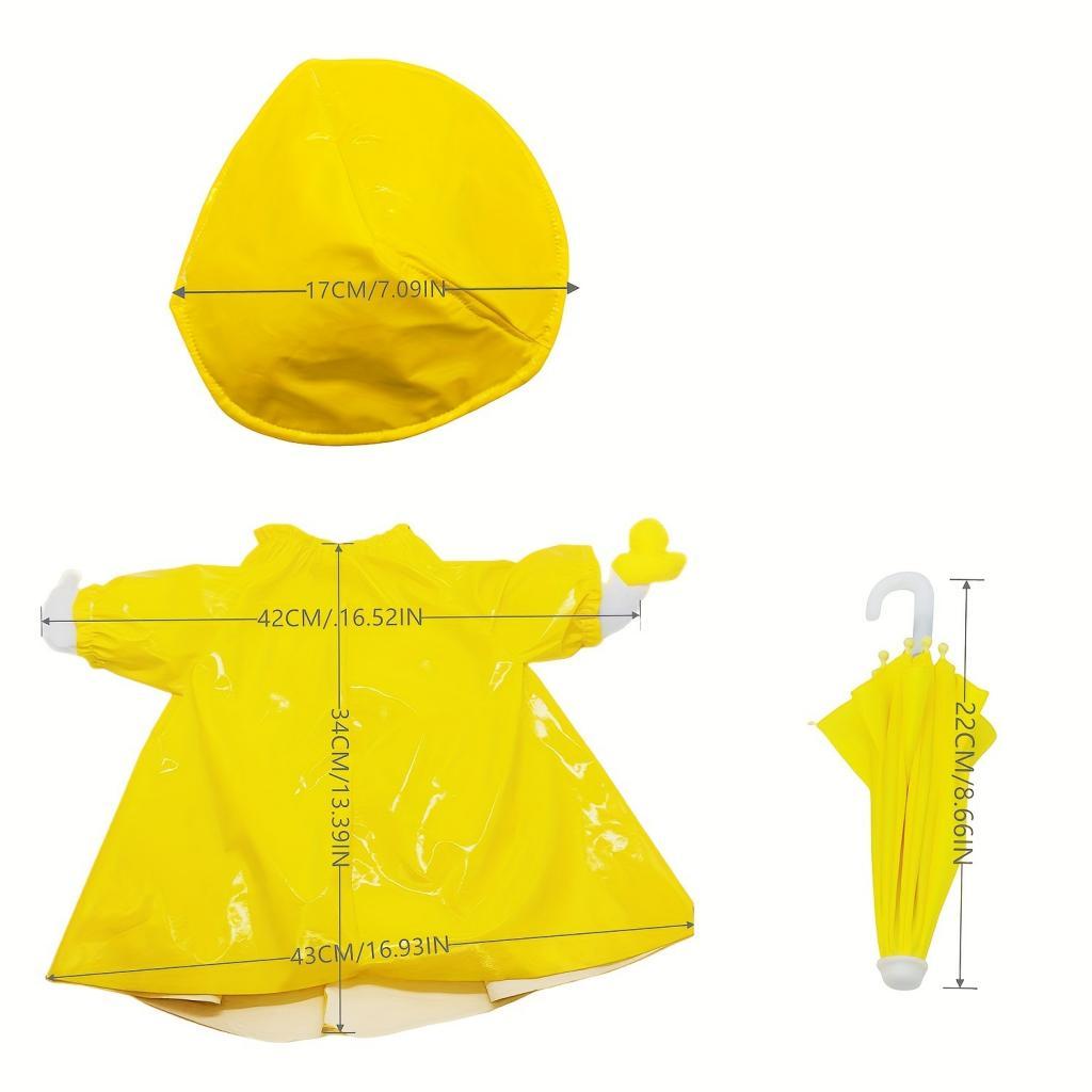 Goose Raincoat Lawn Goose Clothes for Outdoor Gatherings Decoration
