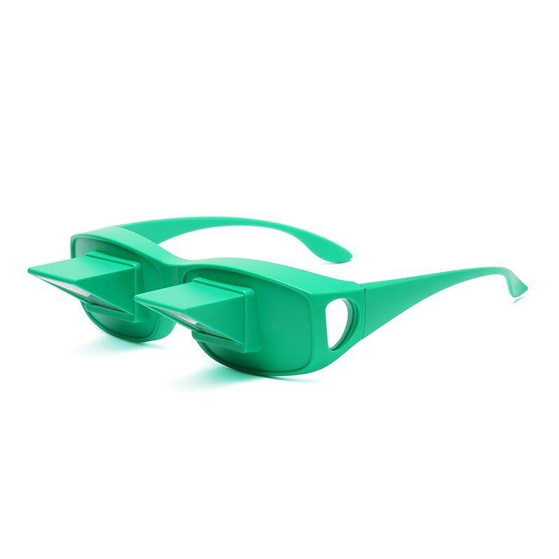 2025 Newest Portable Elderly Horizontal Reading Glasses for Men Women Fashionable Design Full Frame Lazy Eyeglasses