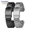Cinturino in acciaio inossidabile da 18 mm Per Casio Quadrato Piccolo 3299 AE-1200WH/1300WH W-218 AE1200 cinturino in metallo 18mm Braccialetto