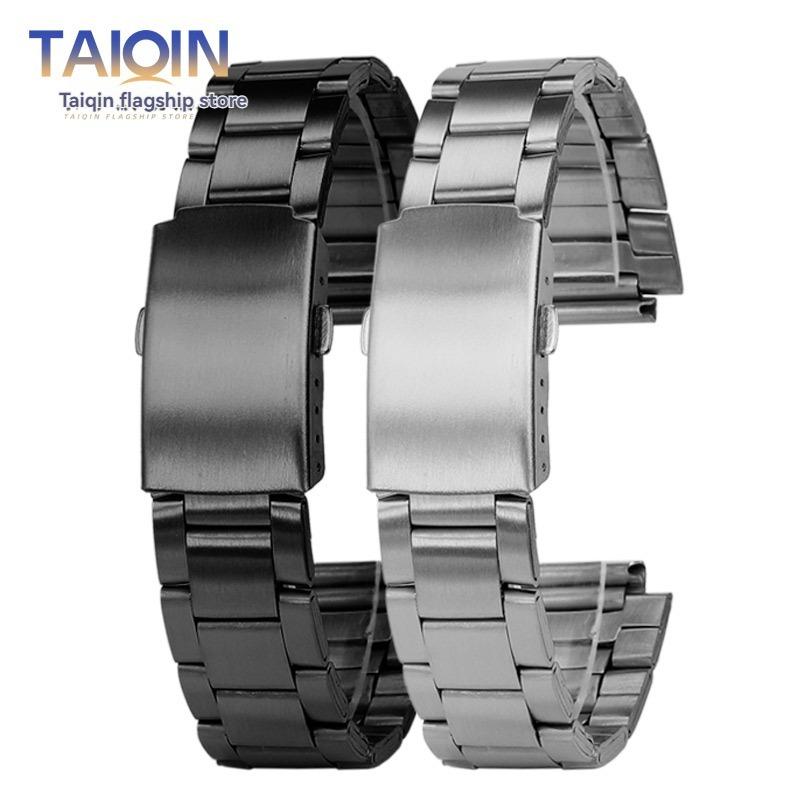 Cinturino in acciaio inossidabile da 18 mm Per Casio Quadrato Piccolo 3299 AE-1200WH/1300WH W-218 AE1200 cinturino in metallo 18mm Braccialetto
