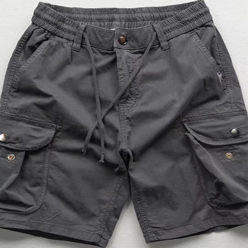 

2025 Американські Ретро Шорти Середньої Довжини, Повсякденні Літні Робочі Шорти - Вільні Вуличні Спортивні Штани M