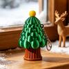 Stress Relief Keychain Retractable Christmas Tree Longsword Toy, 3D Printed Xmas Accessories Keychain, Holiday Mini Fidget Toy for Backpack Charm Bag