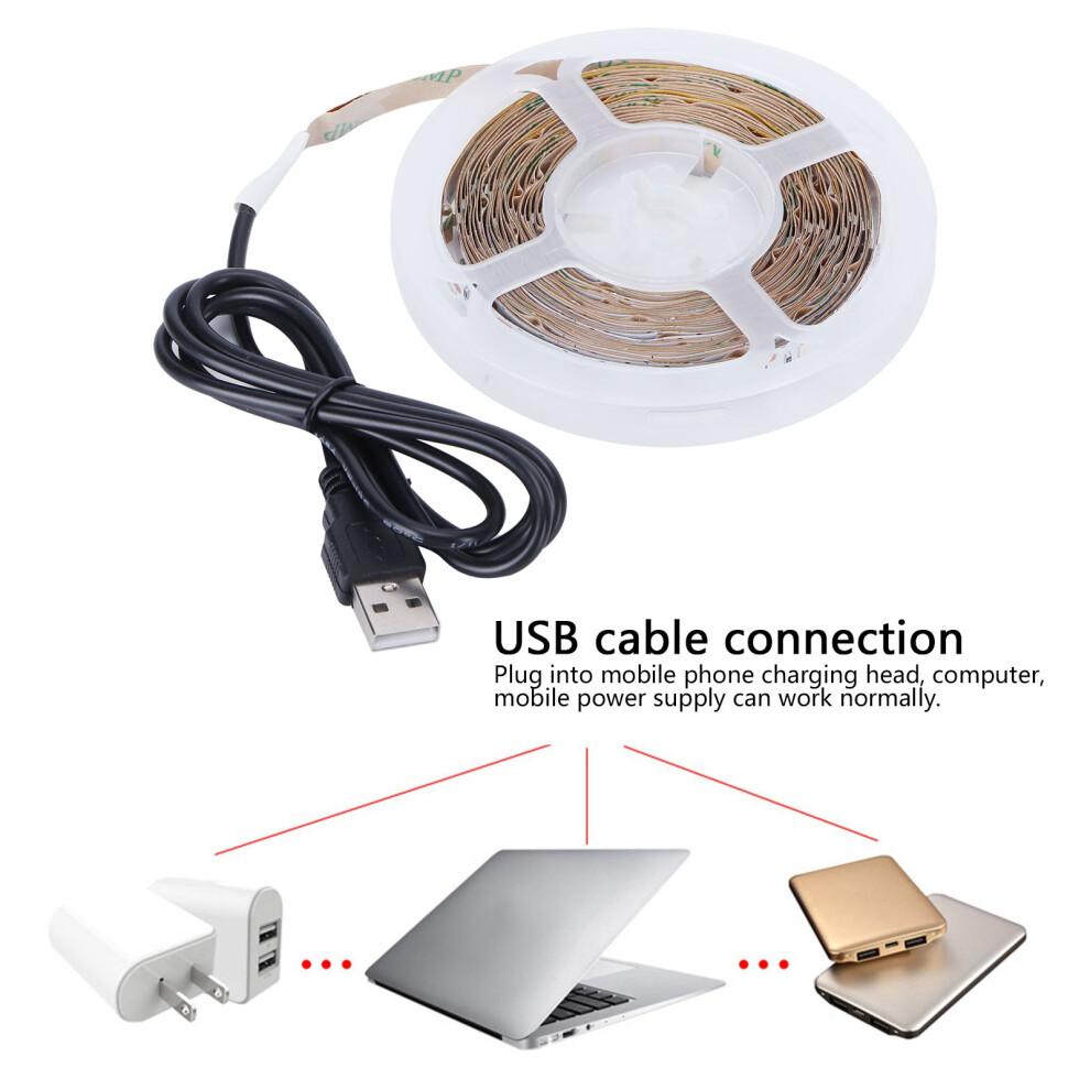 USB LED Strip Lights 5m Blue Mood Lighting for TV, KTV, Home