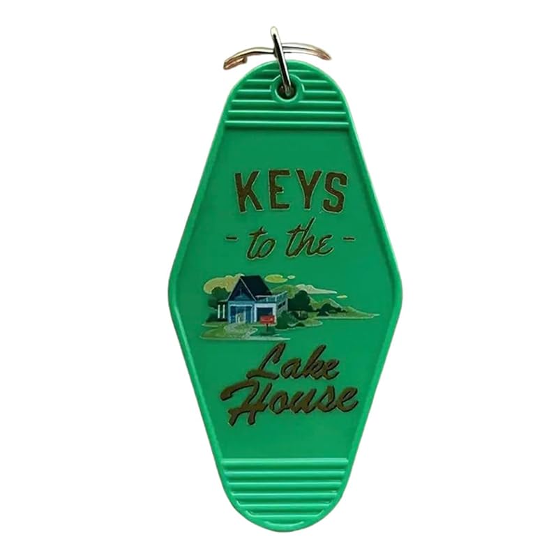 

[ALOHAMONI] USA DESIGN reprint vintage motel key chain key ring American miscellaneous goods Hotel antique cafe California west coast Hawaii (LAKE